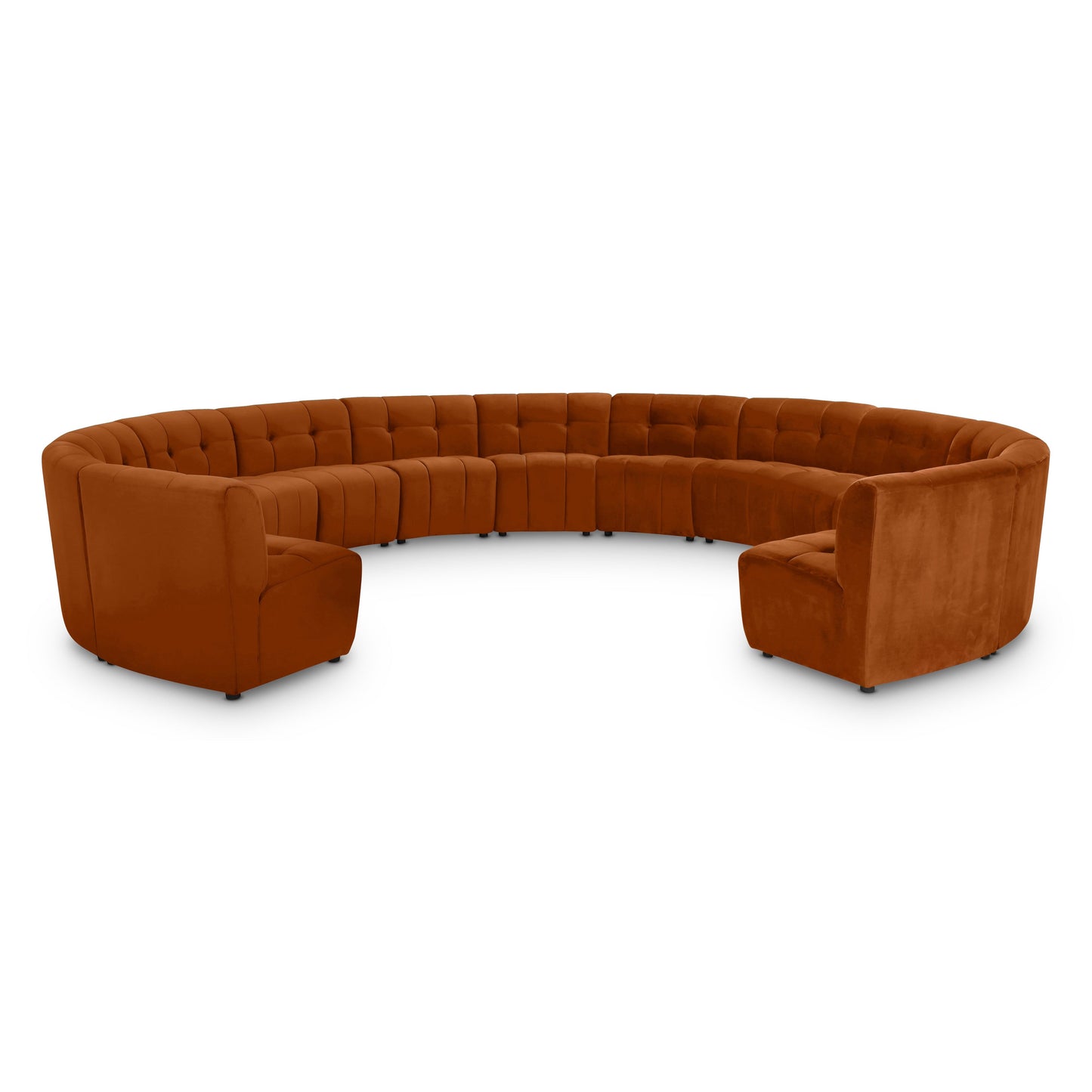 Limitless Modular Velvet 13pc. Sectional