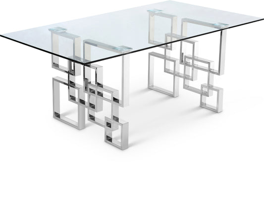 Alexis Chrome Dining Table