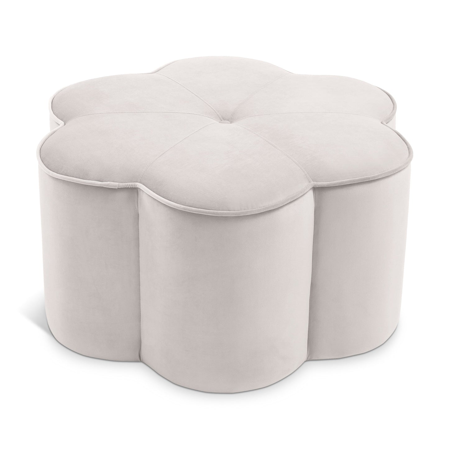 Daisy Velvet Ottoman