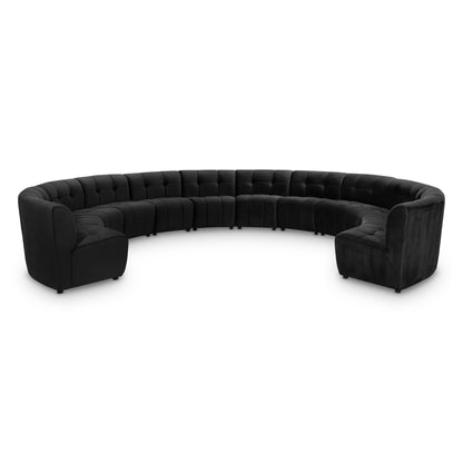 Limitless Modular Velvet 12pc. Sectional