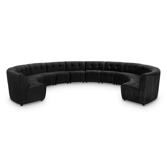 Limitless Modular Velvet 12pc. Sectional