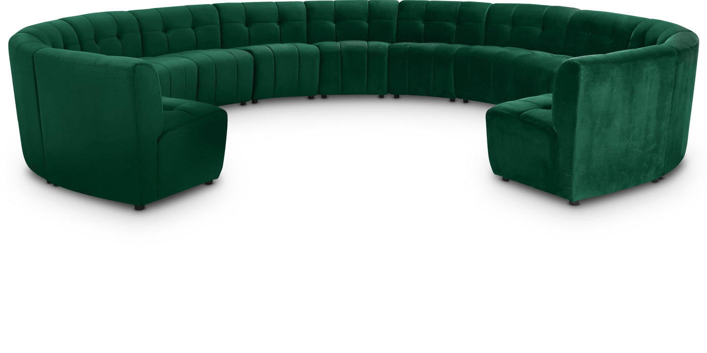 Limitless Modular Velvet 13pc. Sectional