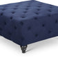 Chesterfield Linen Textured Ottoman