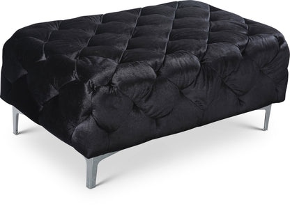 Mercer Velvet Ottoman