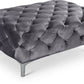 Mercer Velvet Ottoman