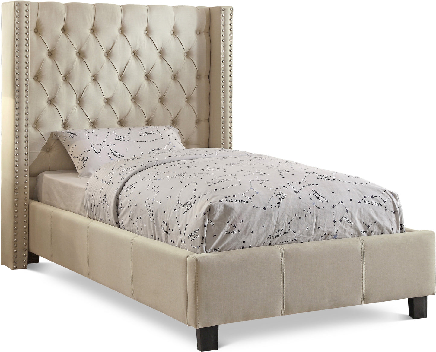 Ashton Linen Textured Bed