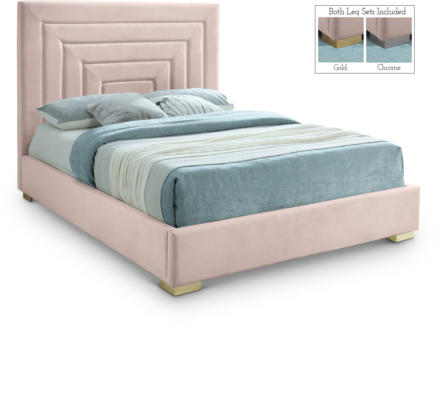 Nora Velvet Bed