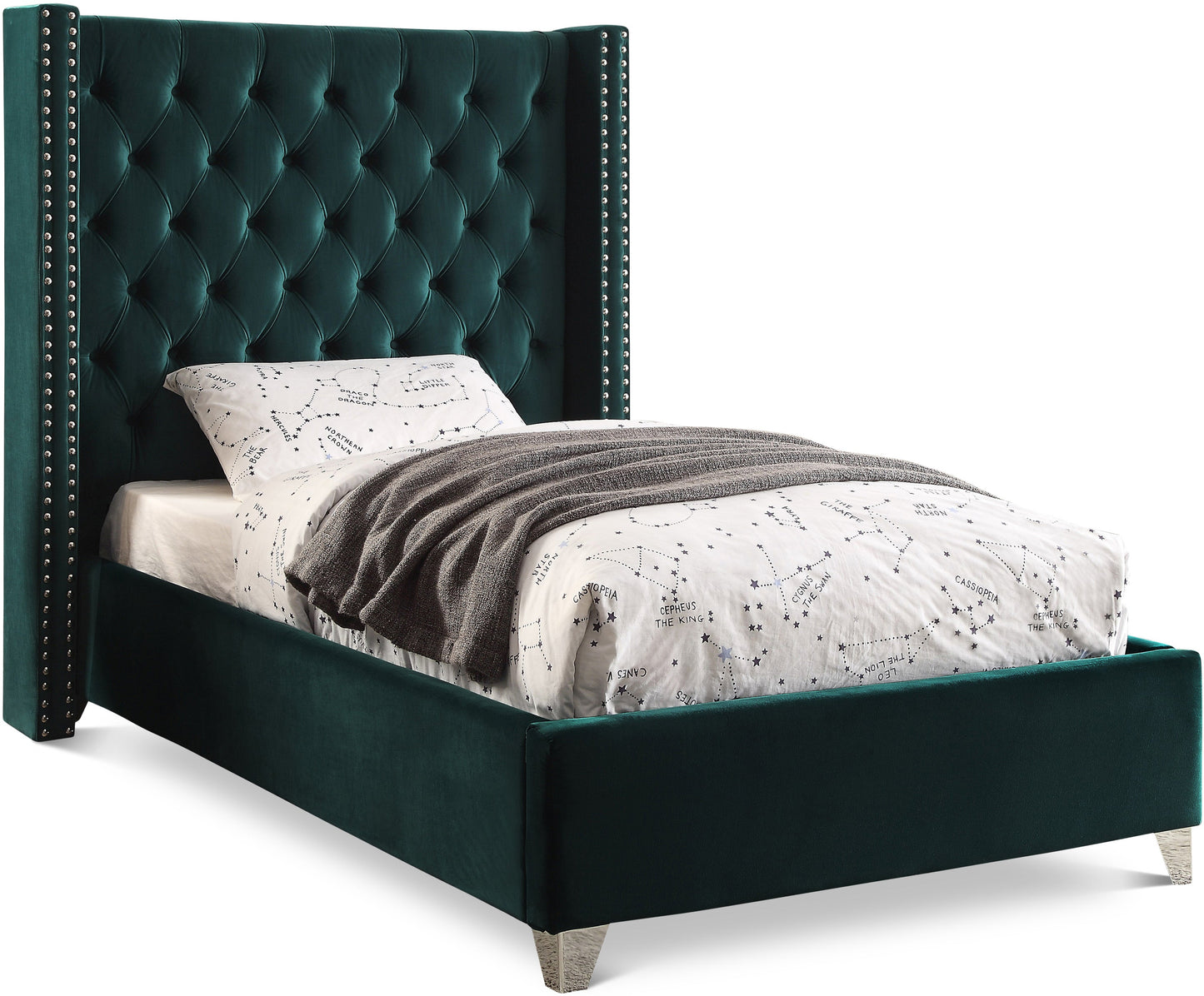 Aiden Velvet Bed