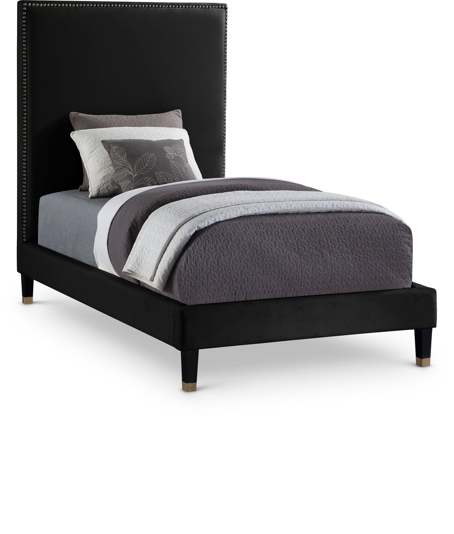 Harlie Velvet Bed