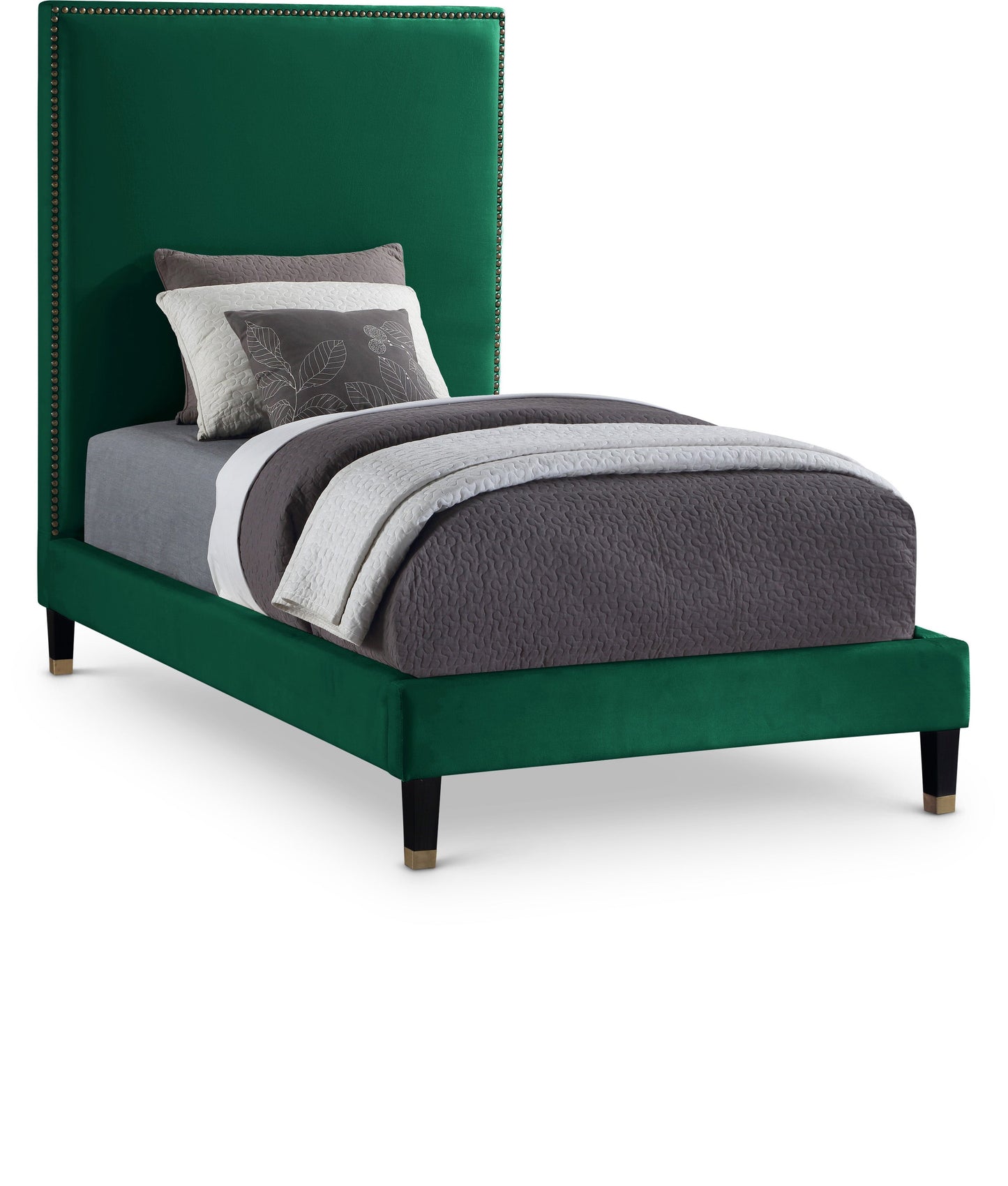 Harlie Velvet Bed