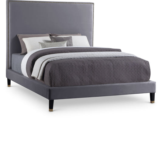 Harlie Velvet Bed