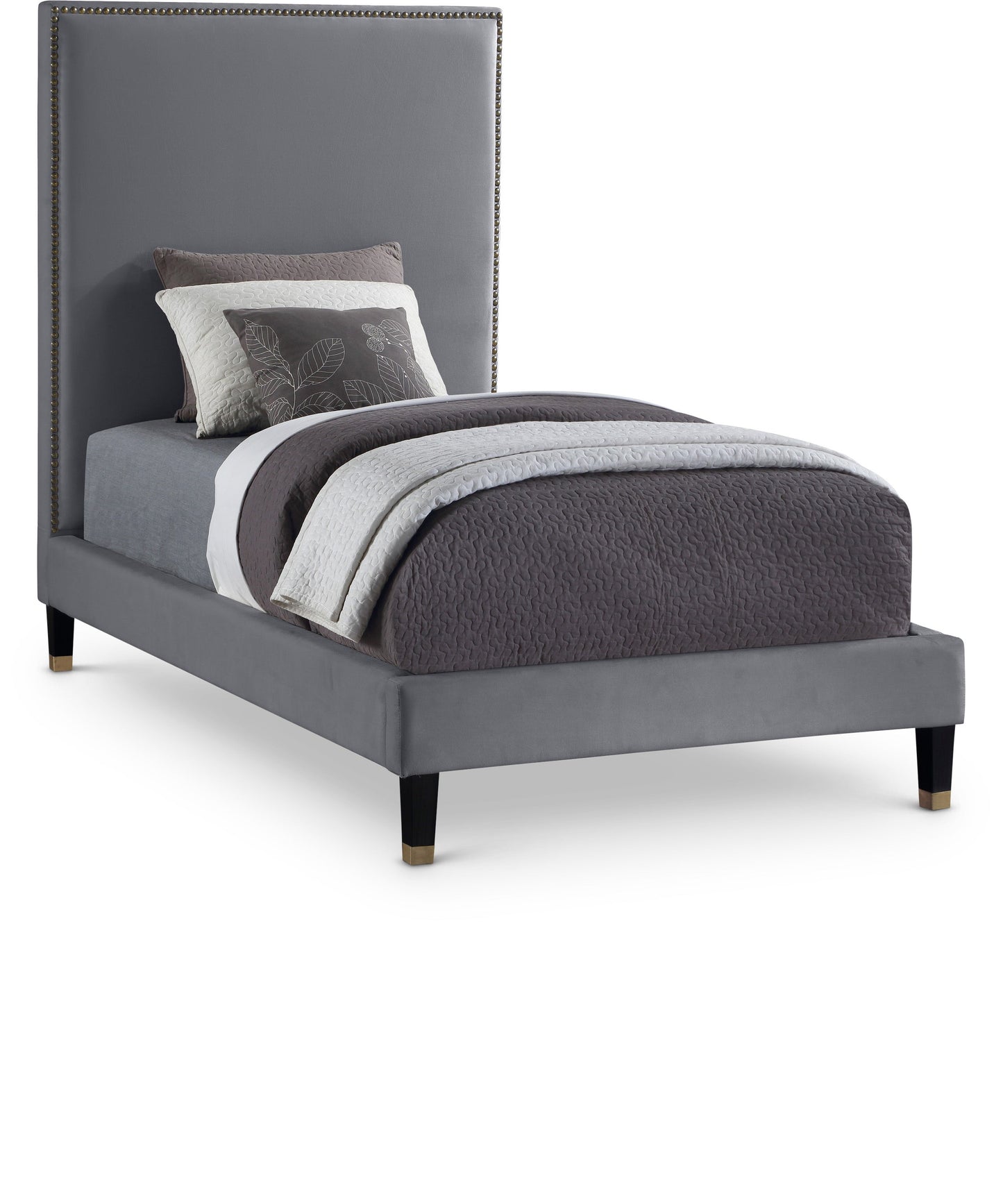 Harlie Velvet Bed