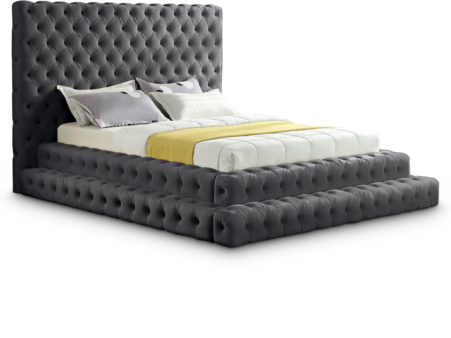 Revel Velvet Bed