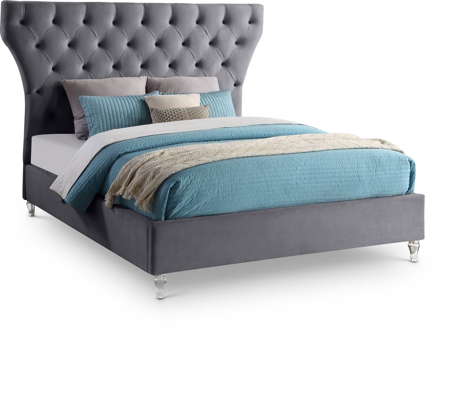 Kira Velvet Bed