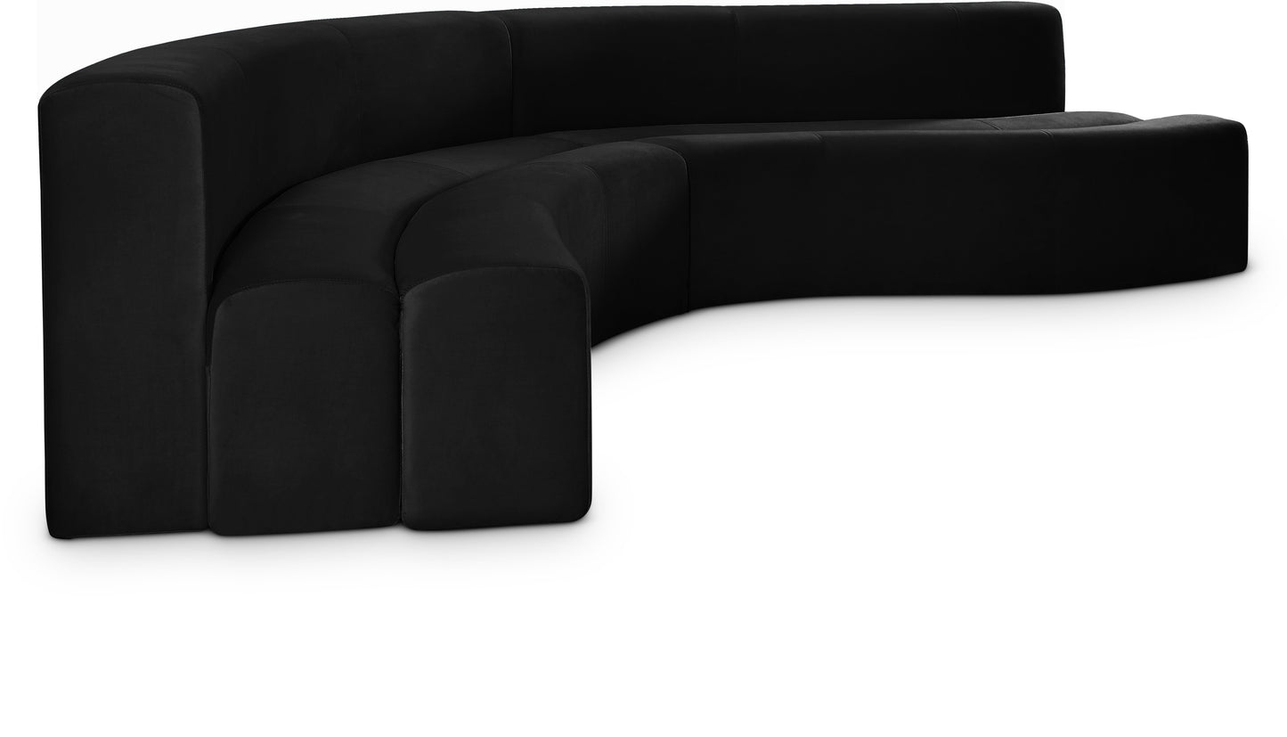 Curl Velvet 2pc. Sectional