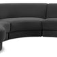 Rosa Velvet 3pc. Sectional