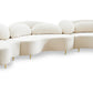 Vivacious Velvet 3pc. Sectional