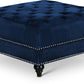 Sabrina Velvet Ottoman