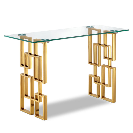 Pierre Gold Console Table