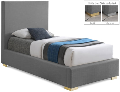 Crosby Twin Linen Textured Bed