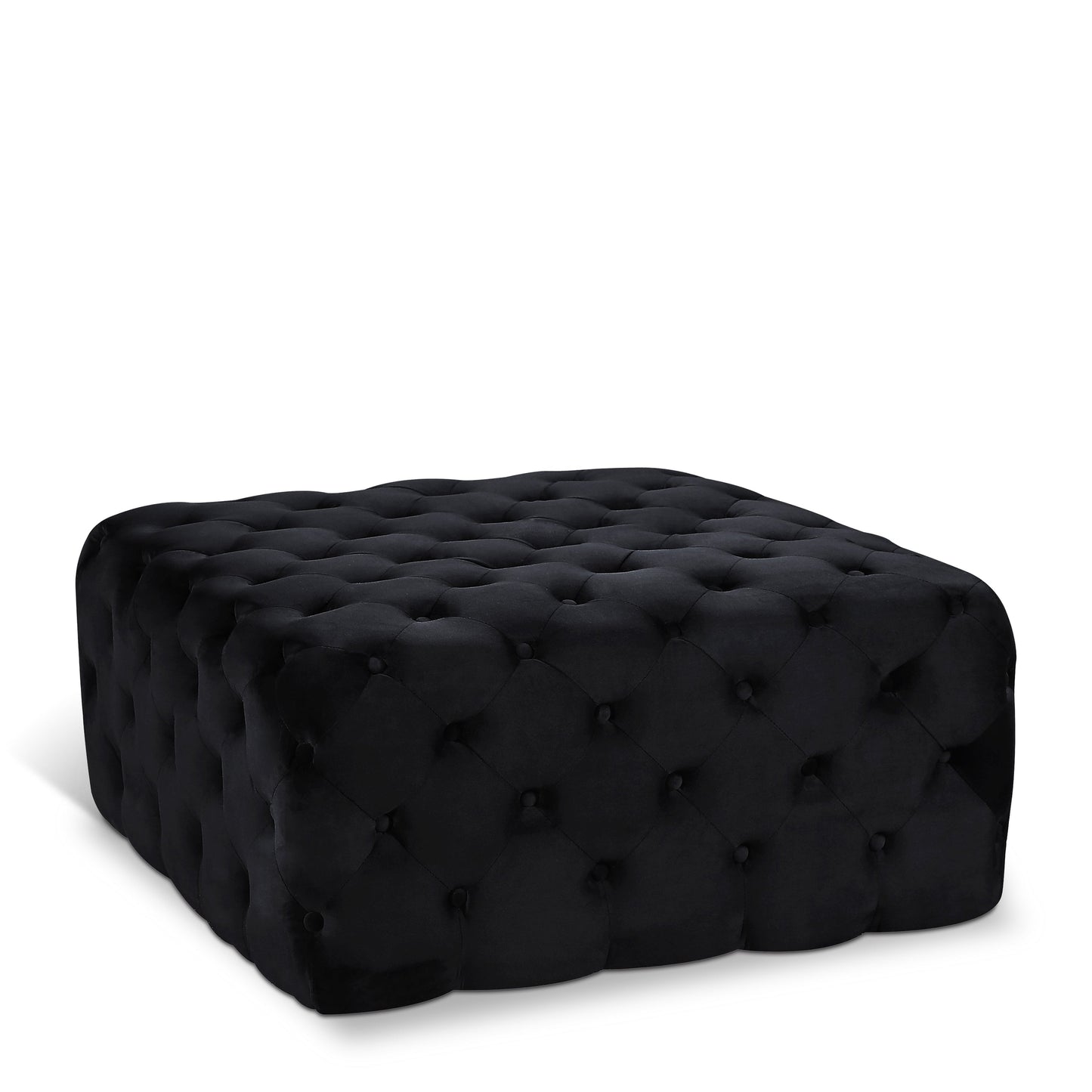 Ariel Velvet Ottoman | Bench