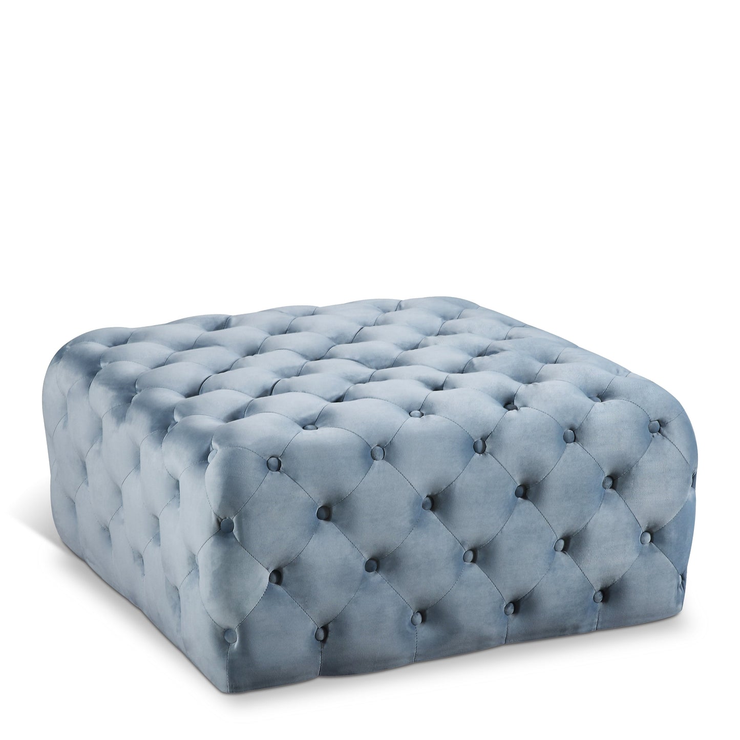 Ariel Velvet Ottoman | Bench