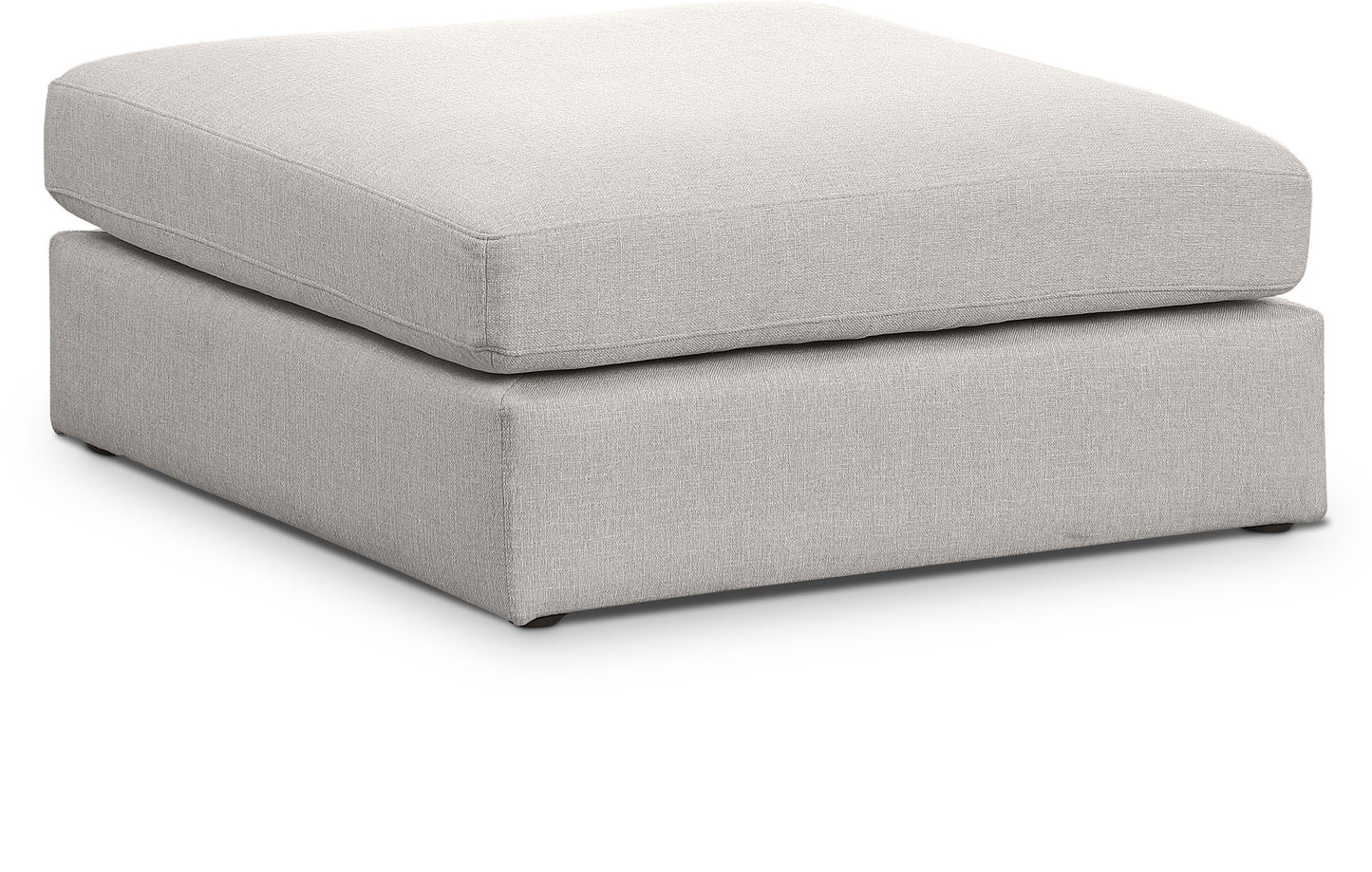 Beckham Linen Textured Modular Ottoman