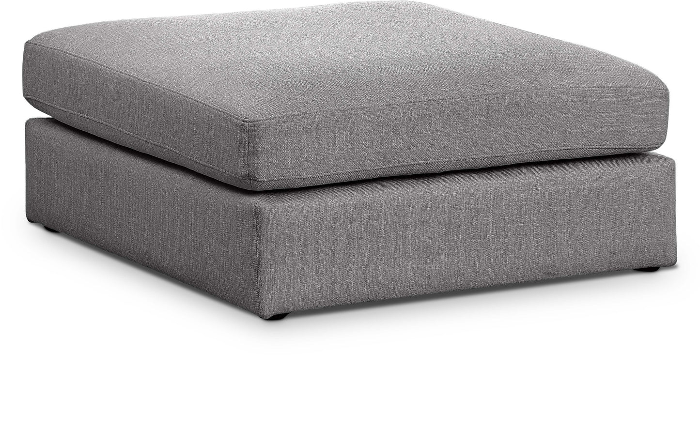 Beckham Linen Textured Modular Ottoman