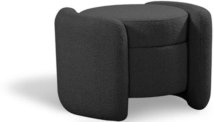 Horizon Boucle Fabric Ottoman