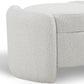 Horizon Boucle Fabric Ottoman