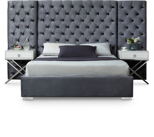 Grande Velvet Bed