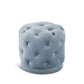 Harper Velvet Ottoman | Stool