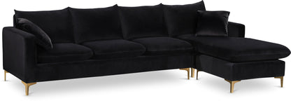 Naomi Velvet Reversible Sectional