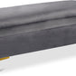 Naomi Velvet Ottoman | Bench