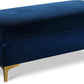 Naomi Velvet Ottoman | Bench