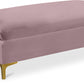 Naomi Velvet Ottoman | Bench