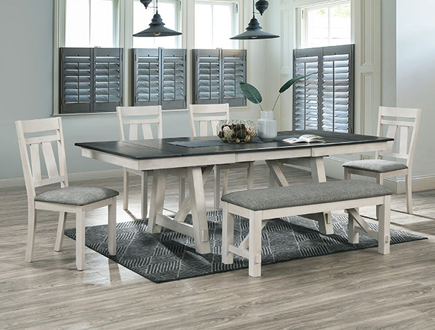 SETD2158CG MARIBELLE CHALK GRAY DINING GROUP