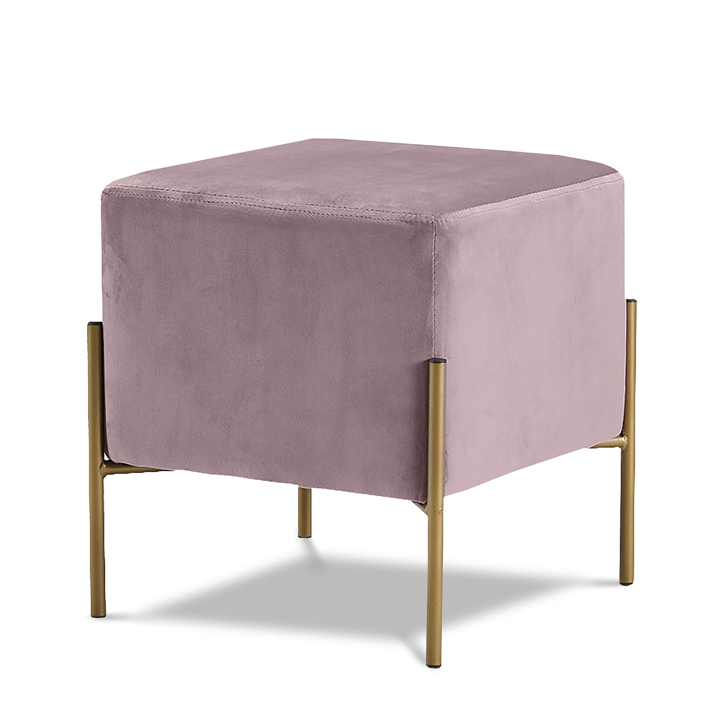 Isla Velvet Ottoman | Stool