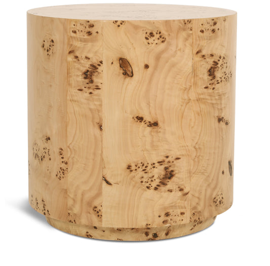 Burl End Table