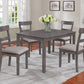 2254SET-GY HENDERSON 5-PK DINETTE SET GREY