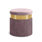 Yasmine Velvet Ottoman | Stool