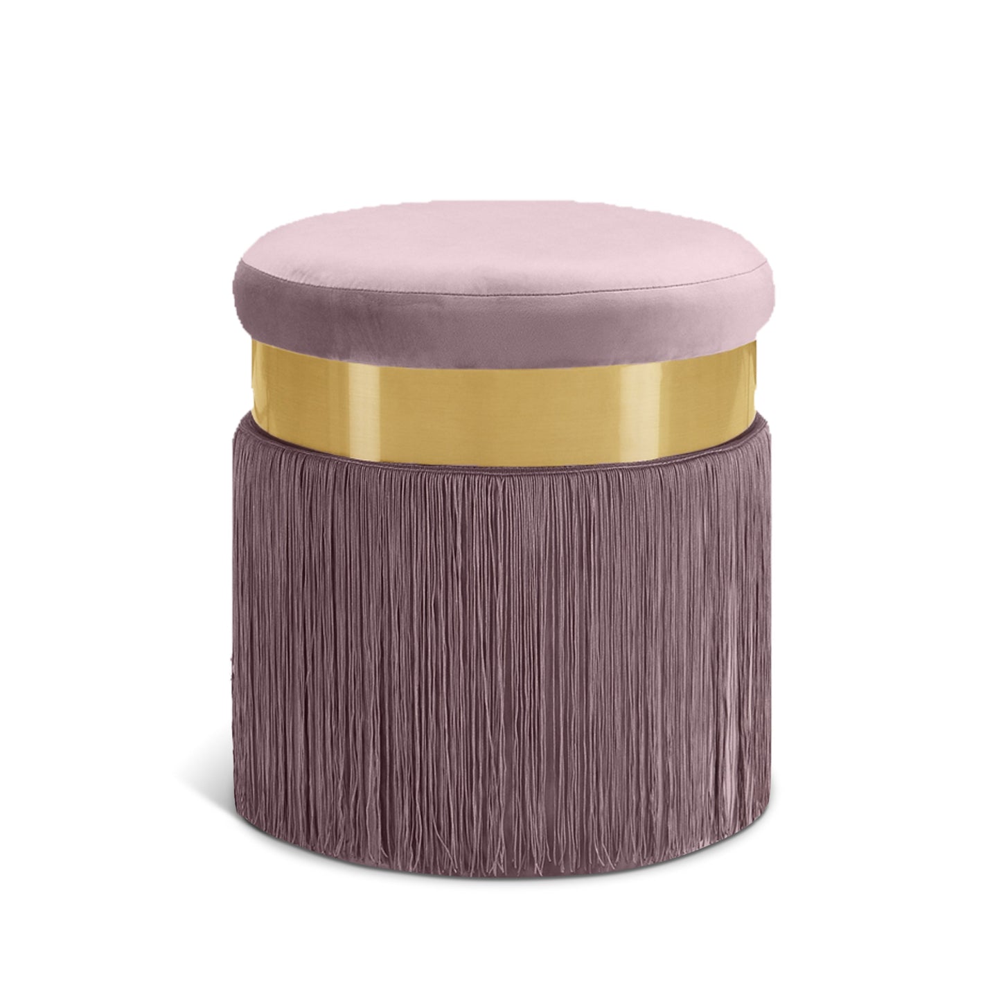 Yasmine Velvet Ottoman | Stool