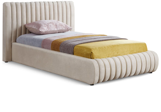 Nico Velvet Twin Bed