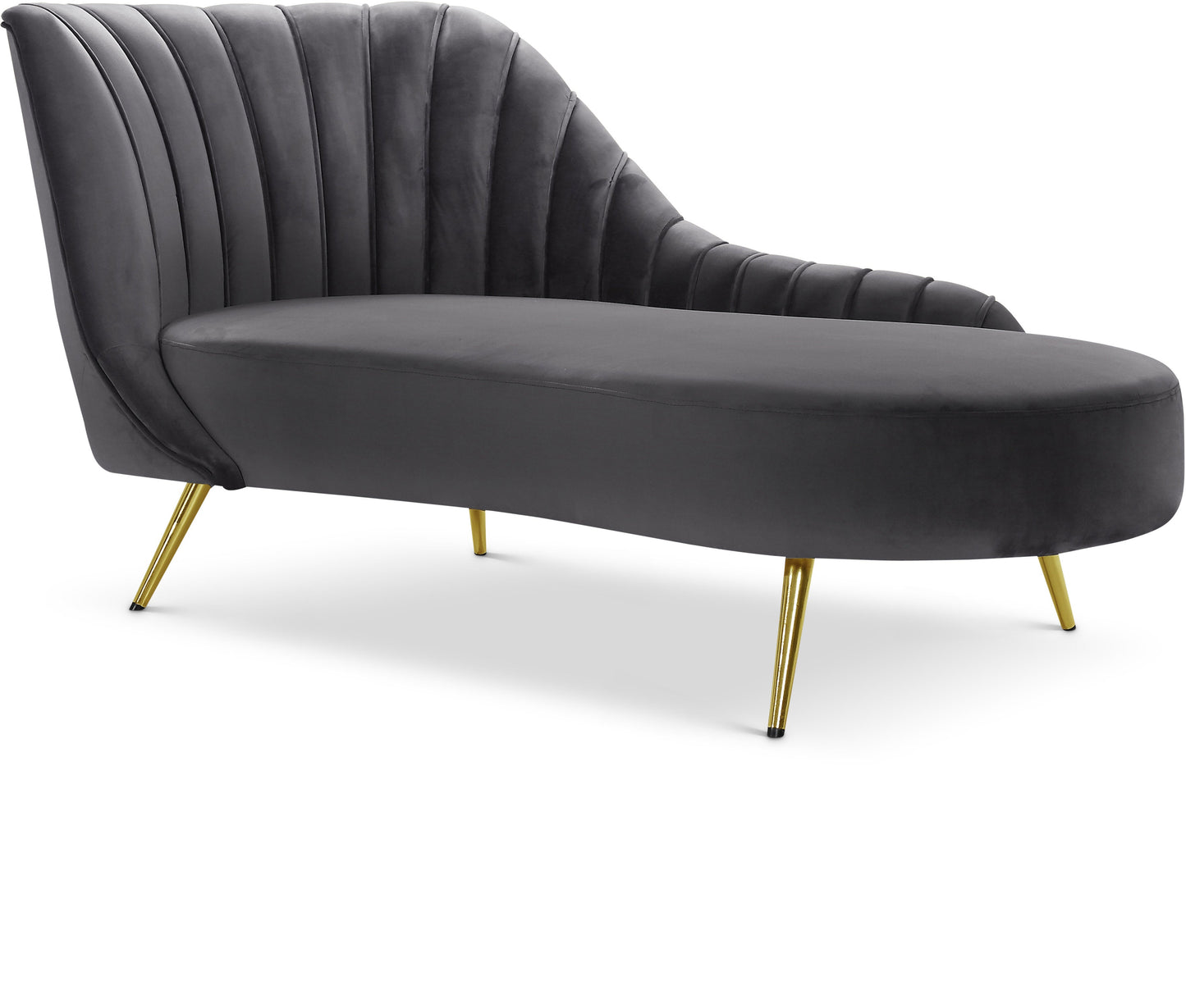 Margo Velvet Chaise Lounge