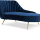 Margo Velvet Chaise Lounge