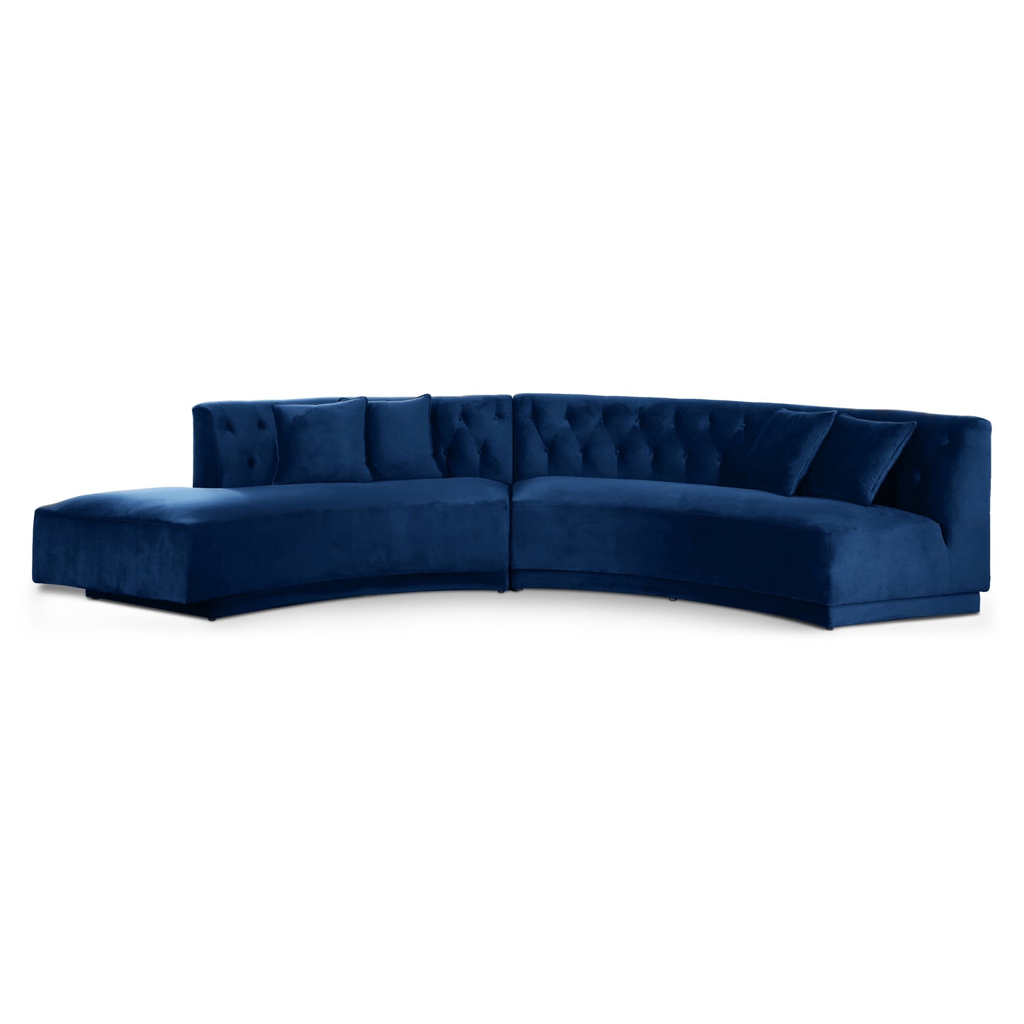 Kenzi Velvet 2pc. Sectional