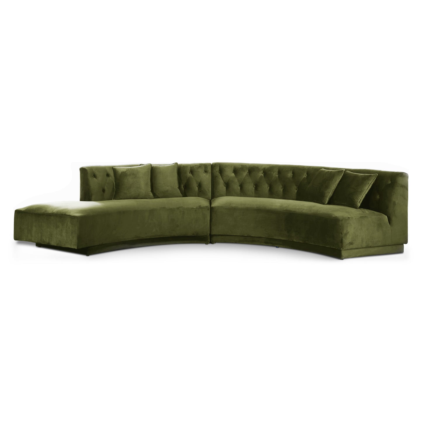 Kenzi Velvet 2pc. Sectional