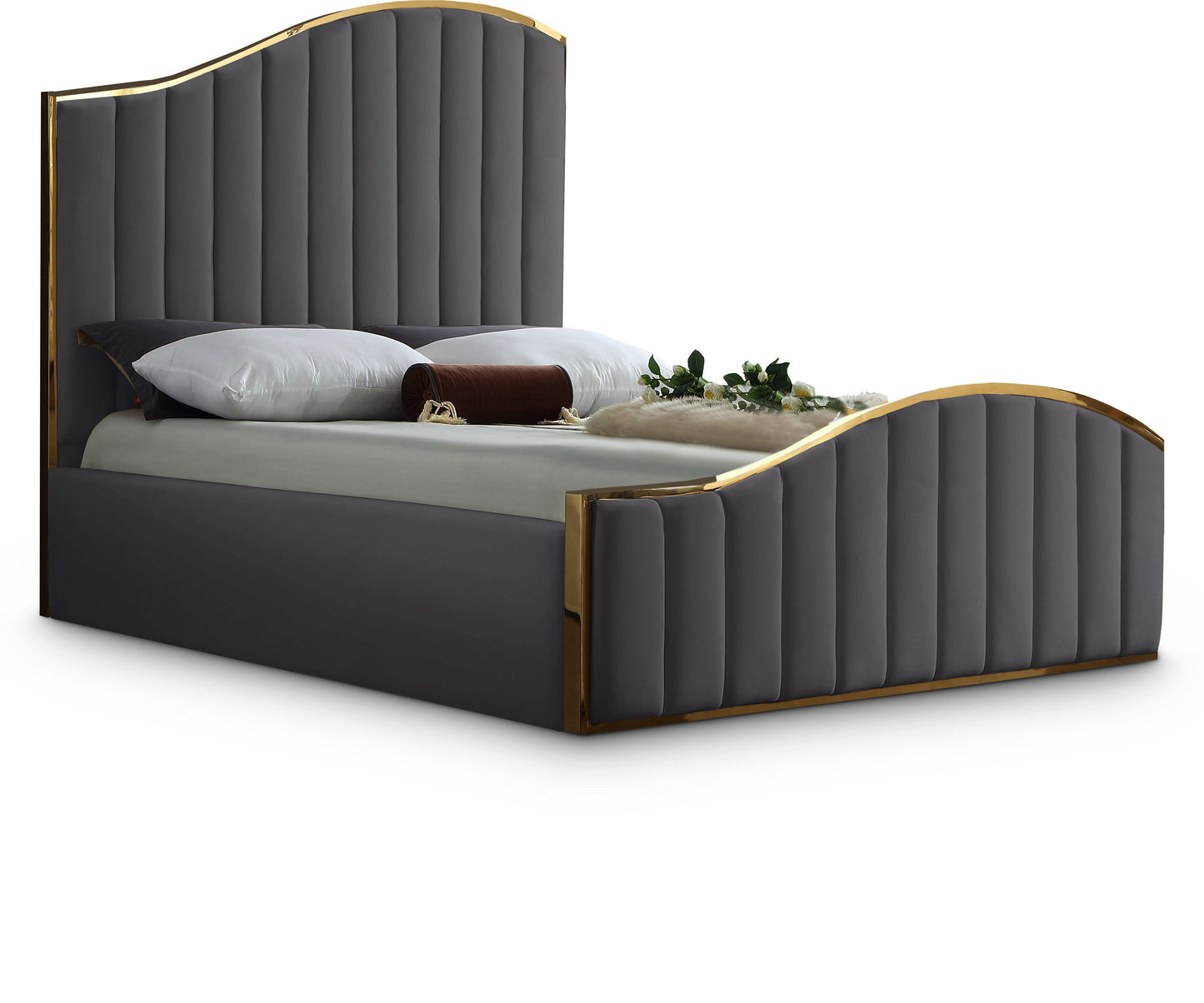 Jolie Velvet Bed