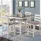 2630SET-CG TAHOE 5-PK CTR HT TABLE CHALK GREY