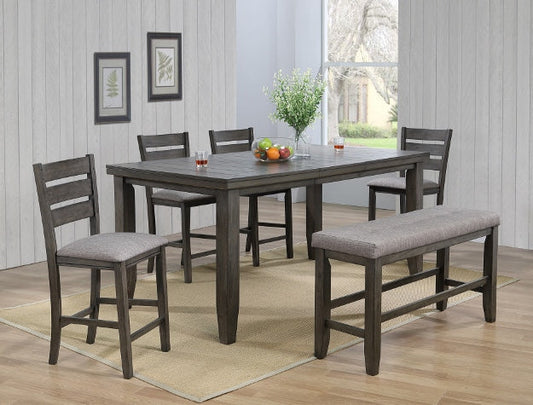 2752GY-6P BARDSTOWN CTR HGT DINING GREY